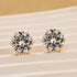Classic 1.2Ct Round Cut 6 Prong Stud Earrings In Sterling Silver - louilyjewelry