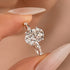 Moissanite 2.5Ct Oval Cut White Gold Engagement Ring - louilyjewelry