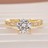 Louily Moissanite 2.0~4.0 Carat Round Cut Engagement Ring - louilyjewelry