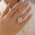 5.0 Ct Oval Cut Vintage Wedding Ring Set With Enhancer Wedding Band In Sterling Silver - louilyjewelry