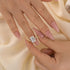 Louily Gorgeous 4.0 Carat Emerald Cut Engagement Ring For Women In Sterling Silver - louilyjewelry