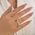 3.5Ct Emerald Cut Women's Wedding Band In Sterling Silver - louilyjewelry