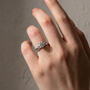 Louily Moissanite 2.0 Carat Round Cut Twist Wedding Ring Set - louilyjewelry