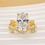 3PC 4.5Ct Oval Cut Classic Wedding Ring Set Promise Ring For Her - louilyjewelry