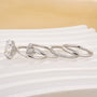 4PC 4.0Ct Oval Cut Classic Wedding Rings Engagement Rings For Her - louilyjewelry