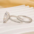 4.0Ct Marquise Cut Wedding Ring Set Travel Ring With Classic Wedding Band - louilyjewelry