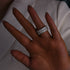 5.0Ct Luxe Radiant Cut Engagement Ring Travel Ring With Radiant Cut Wedding Band - louilyjewelry