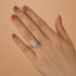 Stackable Wedding Band Styled with Bridal Ring For Your Preference