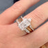 Louily Classic 4.5 Carat Radiant Cut Simulated Diamond Engagement Ring/Wedding Set - louilyjewelry