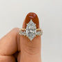 Louily Special 3.0Ct Marquise Cut Wedding Set - louilyjewelry