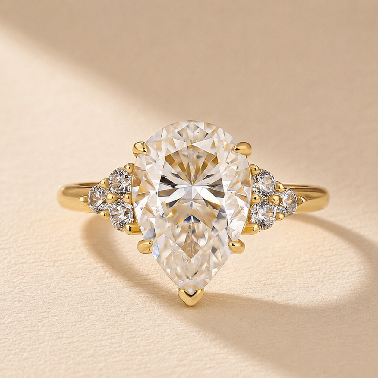Black Stone Engagement Ring