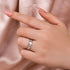 Louily Noble Moissanite Wide Wedding Band For Women - louilyjewelry