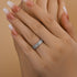 Louily Luxury Pave Women's Wedding Band In Sterling Silver - louilyjewelry