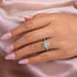 Louily 3.0 Carat Moissanite 6 Prong Round Cut Engagement Ring - louilyjewelry