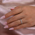 Louily Moissanite Twist Eternity Wedding Band - louilyjewelry