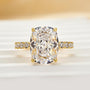 Louily Exclusive 6.5Ct Cushion Cut Engagement Ring For Women - louilyjewelry