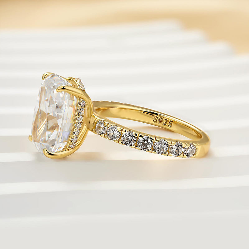 Louily Exclusive 6.5Ct Cushion Cut Engagement Ring For Women - louilyjewelry