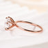Louily 2.0 Carat Moissanite 6 Prong Round Cut Promise Ring - louilyjewelry
