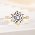 Louily 3.0 Carat Moissanite 6 Prong Round Cut Engagement Ring - louilyjewelry
