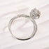 Louily Moissanite Flower Design 1.0 Carat Round Cut Engagement Ring - louilyjewelry