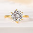 Louily 2.0 Carat Moissanite 6 Prong Round Cut Promise Ring - louilyjewelry