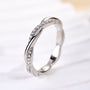 Louily Moissanite Twist Eternity Wedding Band - louilyjewelry