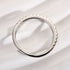 Louily Moissanite Half Eternity Thin Women's Wedding Band - louilyjewelry