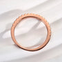 Louily Moissanite Half Eternity Thin Women's Wedding Band - louilyjewelry