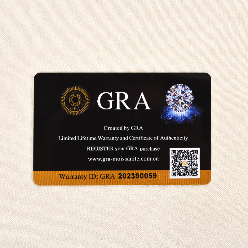 Louily Moissanite 4.0 Carat Round Cut Engagement Ring - louilyjewelry