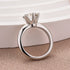 Louily Moissanite Classic 2.0 Carat Round Cut Engagement Ring - louilyjewelry