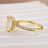 Louily Moissanite 3.5 Carat Emerald Cut Engagement Ring - louilyjewelry