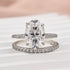 Louily Moissanite 4.0 Ct Oval Cut Wedding Ring Set For Women - louilyjewelry