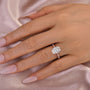 Louily Moissanite 3.5 Carat Radiant Cut Engagement Ring - louilyjewelry