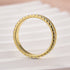 Louily Moissanite Round Cut Yellow Gold Wedding Band for Women - louilyjewelry