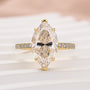 Louily Moissanite 4.0 Ct Marquise Cut Engagement Ring For Women - louilyjewelry