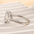 Louily Sparkle Five Stone Yellow Gold Oval Cut Engagement Ring In Sterling Silver - louilyjewelry
