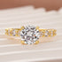 Louily Moissanite 2.0~4.0 Carat Round Cut Engagement Ring - louilyjewelry