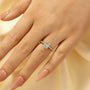 Louily Classic 2.0 CT Radiant Cut Engagement Ring In Sterling Silver - louilyjewelry
