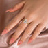 Louily Moissanite 4.0 Ct Hidden Halo Solitaire Oval Cut Wedding Ring - louilyjewelry