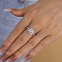 Louily Classic 6 Prong Round Cut Simulated Diamonds Engagement Ring - louilyjewelry