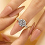 Louily Luxury 4.0Ct Round Cut Engagement Ring - louilyjewelry