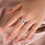 Louily Moissanite 3.5 Carat Emerald Cut Solitaire Engagement Ring - louilyjewelry