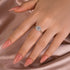 Louily Moissanite Classic 2.0 Carat Round Cut Engagement Ring - louilyjewelry