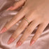 Louily Moissanite Yellow Gold Channel Set Half Wedding Band - louilyjewelry