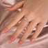 Louily Moissanite Round Cut Yellow Gold Wedding Band for Women - louilyjewelry