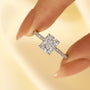 Louily Classic 2.0 CT Radiant Cut Engagement Ring In Sterling Silver - louilyjewelry