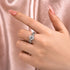 Louily Moissanite 2.0 Carat Vintage Vine Design Round Cut Engagement Ring - louilyjewelry