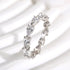 Louily Eternity Pear Cut Wedding Band In Sterling Silver - louilyjewelry