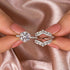Moissanite 3.0 Ct Round Cut Insert Wedding Ring Set With Jacket Stack Wedding Band - louilyjewelry