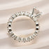 Louily Elegant 2.0 Carat Round Cut Moissanite Engagement Ring - louilyjewelry